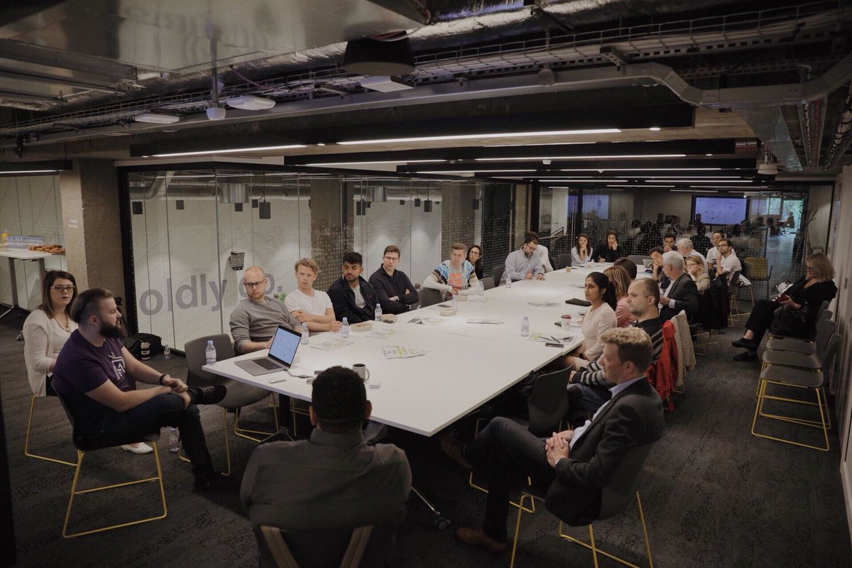 Live from our London office! #Modex #LondonMeetup #Blockchain #NewCoLDN