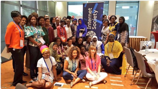 afchix_network's tweet photo. Here are some brilliant women participating in the @internetsociety #Women event at the #AIS18.
Thanks to all and in particular to @internetsociety for its support at all levels ππ
#AISDarkar #AfChixTechWomen #@TechWomen @AIS_Africa# @internetsociety #@ghc https://t.co/Han33DmO8D