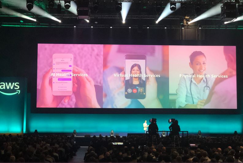 Dr. Ali Parsa, from Babylon health, takes the stage at #AWSSummit London keynote! 🇬🇧 Watch here: bit.ly/2I49h9c