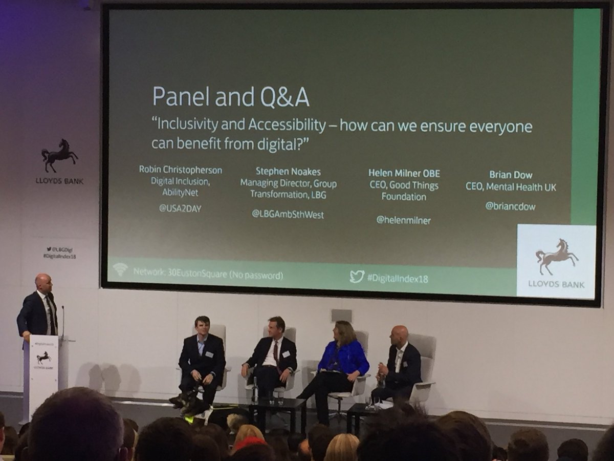 christina_l_w's tweet photo. “As the digital divide narrows, it deepens” @helenmilner - Completely agreed, we cannot leave behind those who need it most. @UKYouth @LBGDigi #DigitalIndex18 #DigitalIinclusion https://t.co/VpepJIPhCK