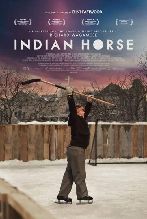 Special Presentation: 'Indian Horse' (Rated 14A) at 2 P.M. and 7 P.M. on Thursday May 10th. *Please join us for a Smudging & Drum ceremony before the evening show. Sponsored by Wallace Drug Store, Minto Counselling Centre & Ininew Friendship Centre.