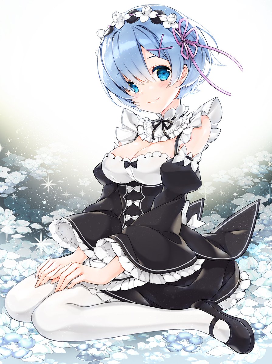 レム(リゼロ) 「#メイドの日 メイド好きなのに描いたのは少ないな…😯 」|JUNA🌟4월SCF【D-07,08】✴️5월블아온리(1차)のイラスト