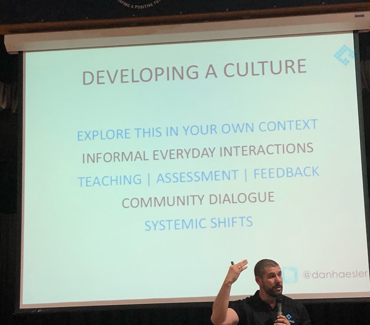 A great afternoon considering how our approach to feedback and assessment can impact our students’ mindset and thus their perception of their ability and desire to grow. ‘Don’t make competition a prescribed part of the learning process.’ @danhaesler