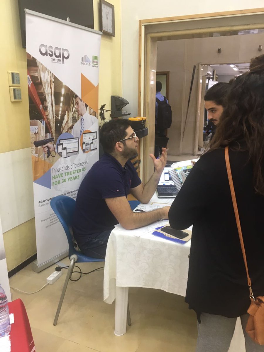 ASAP_Systems's tweet photo. #lifeatASAP A great success for our team that participated in the AUST Job Fair. Good job! https://t.co/7GVPDx22WX