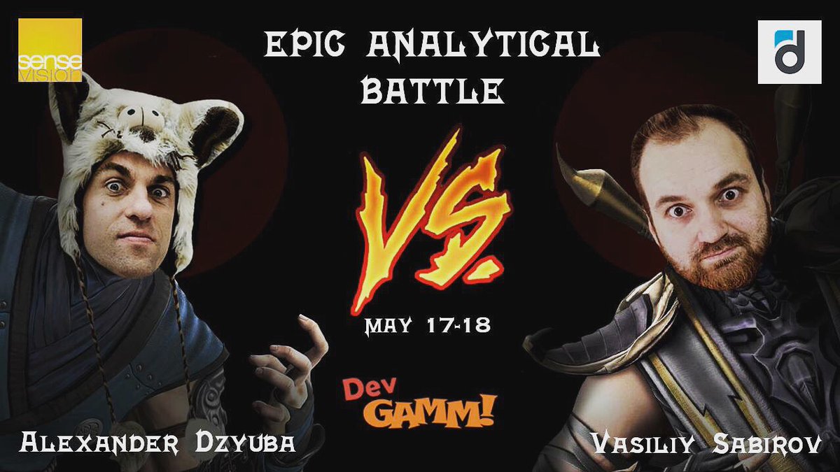 Get ready for the epic battle !!!!                        
bit.ly/2ryCcHv
#Gamedev #GameDevelopment #Playtest #UserTesting #UX #UXtest #GameAnalytics #Analytics #devgamm #devtodev 
#conference #battle