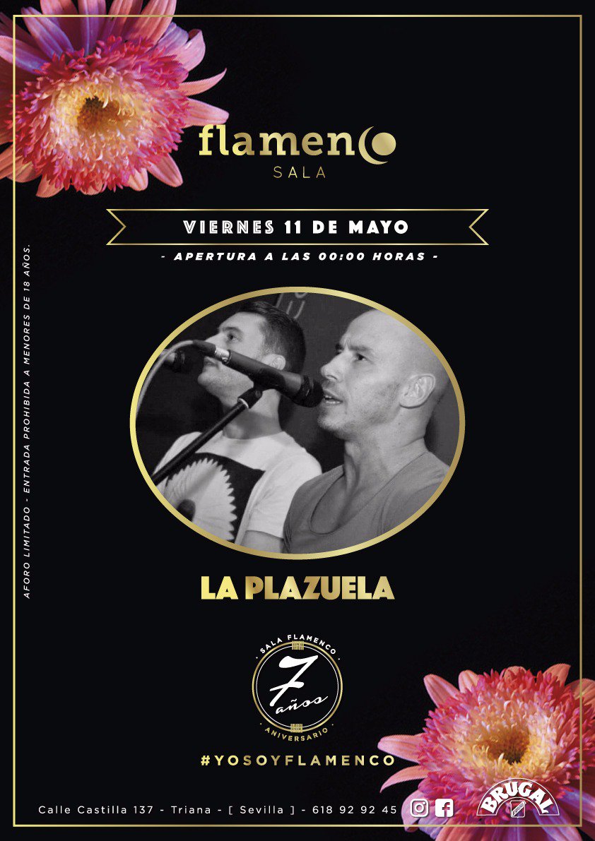 Mañana nos vemos en <a href="/salaFlamenco/">Sala Flamenco Triana</a> No nos faltéis!!! 🎼👏🏻😘 <a href="/RaulRegateiro/">Raúl Regateiro</a> <a href="/pablonuba/">Pablo Nuñez</a> <a href="/juanmidelpino/">Juanmi del Pino</a> <a href="/RubenVargas80/">Ruben</a>