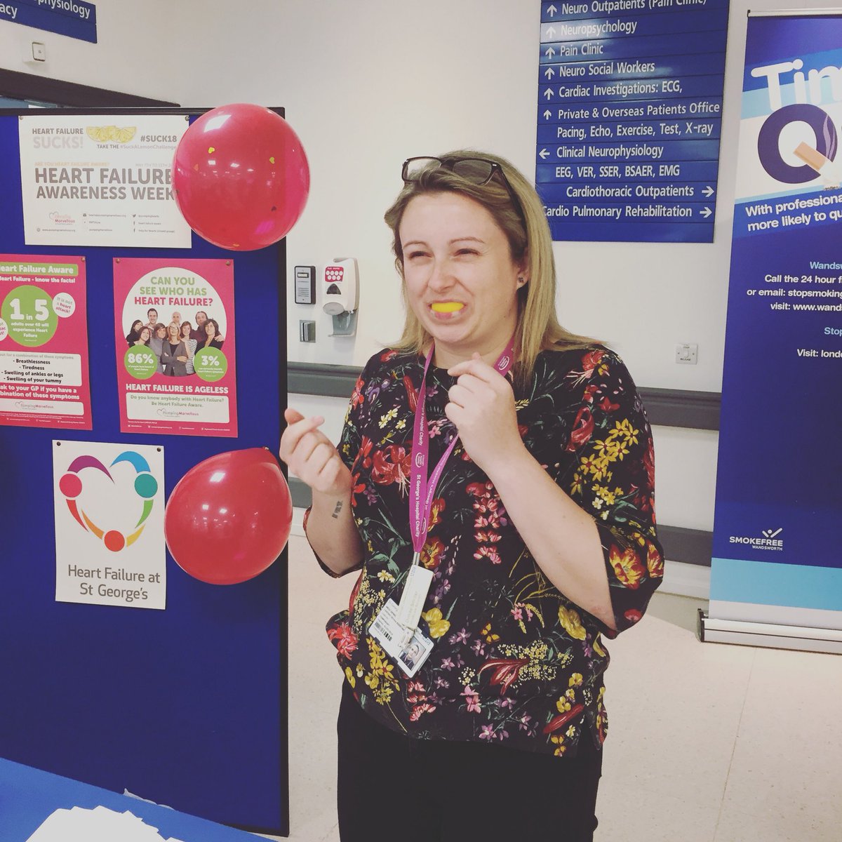 Denisesxs's tweet photo. #suckalemonchallenge #HeartFailureAwarenessWeek  @StGeorgesTrust https://t.co/cxH1EhmPqf