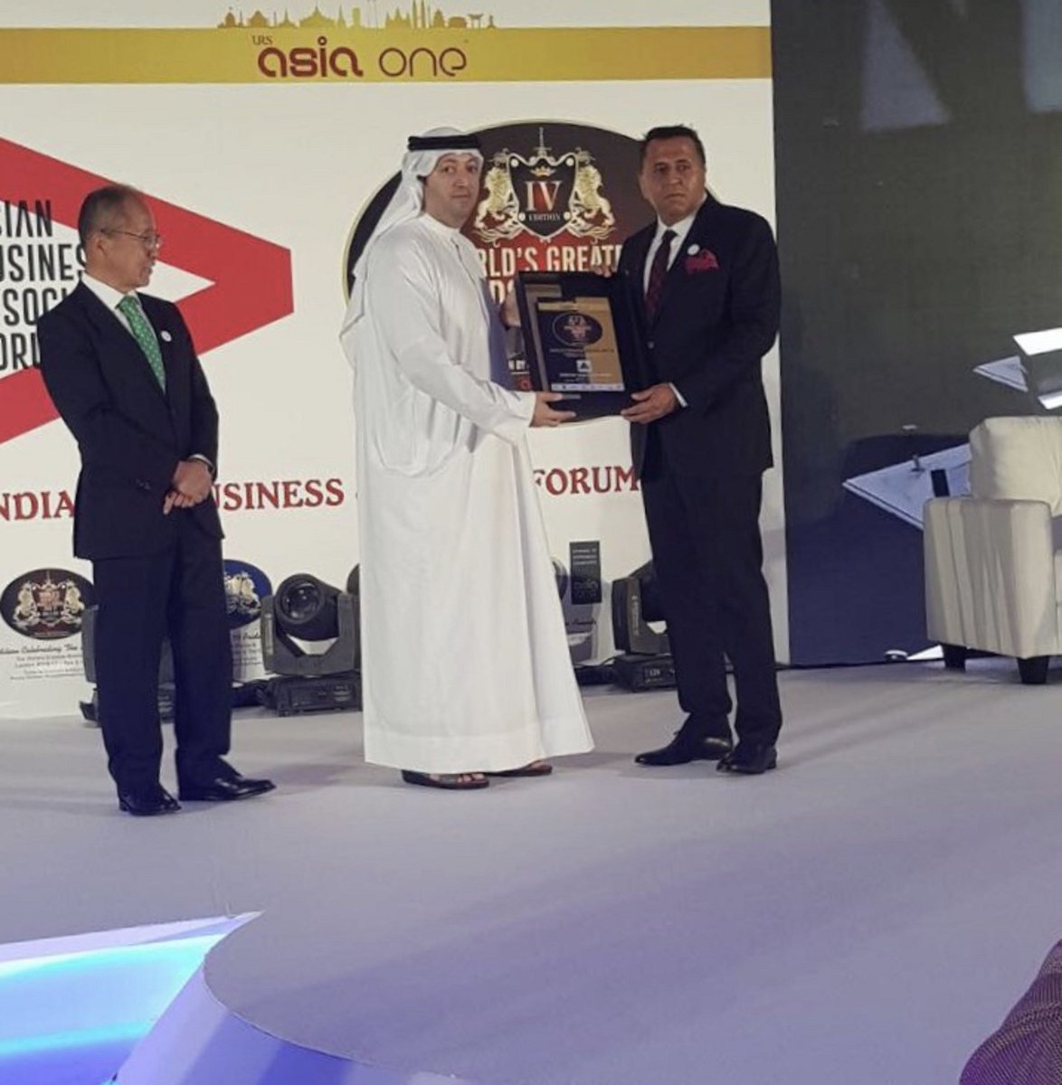 Great news coming in! We’re honoured to be awarded at the World’s Greatest Brands and Leaders from the logistics sector ––  facilitated by United World Holdings LLC, URS Media Consulting P. L. and AsiaOne, with Indian Business &amp; Professional Council (IBPC), Dubai.