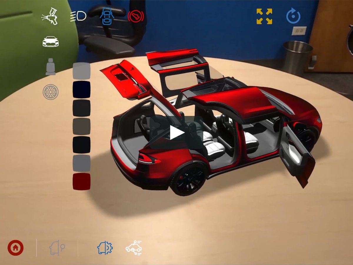ARKitAppsDE's tweet photo. PulseStudio AR Automotive Demo https://t.co/gNSeWcN84k #pulsestudio #ar https://t.co/4f30f9A8Kv