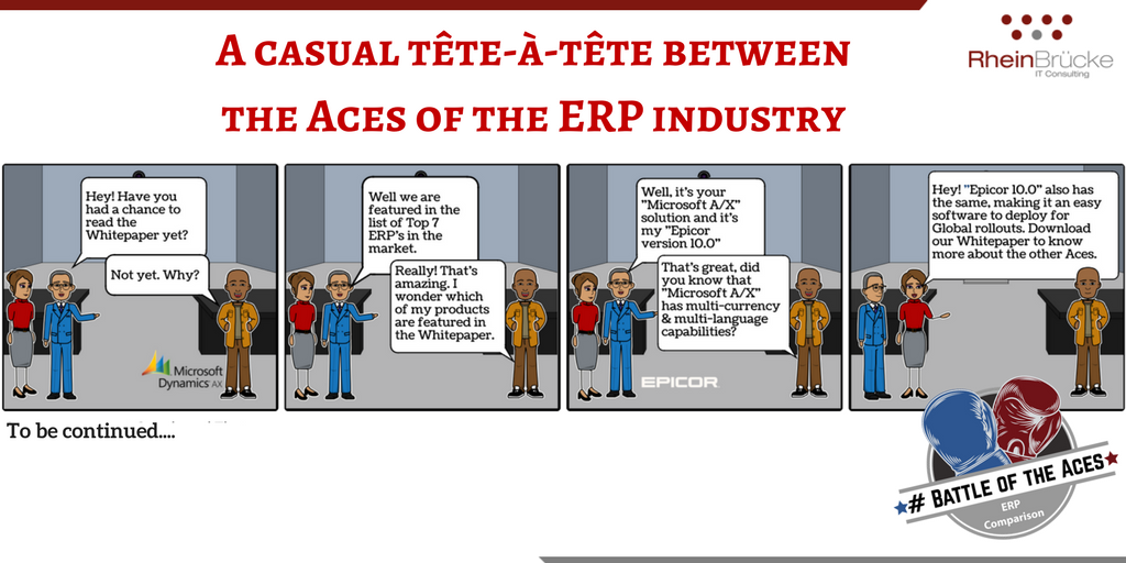 RheinBruckeIT's tweet photo. Follow the discussion to know more about what the Aces have to offer. Download our whitepaper - https://t.co/vcZJmEoCD4

#BattleOfAces #erpsoftware #erpcomparison #erpsolution #sage #sap #infor #oracle #manufacturing #epc #ifs #microsoftdynamics #RheinBruckeIT #toperp #Epicorerp https://t.co/SUOXeC5KJ0