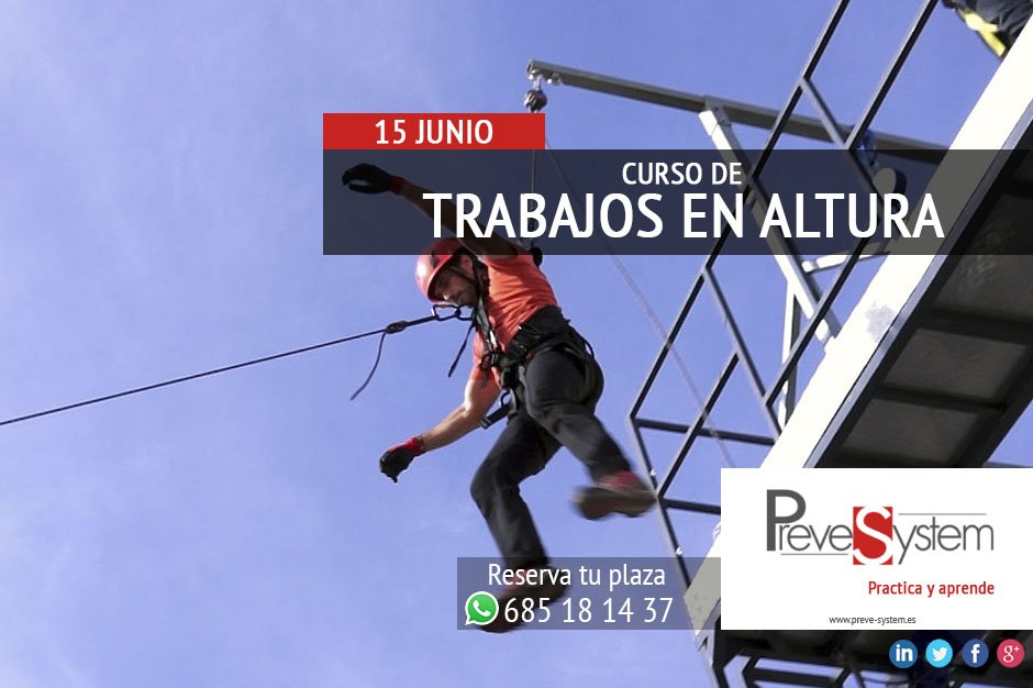 prevesystem's tweet photo. 🗓️ 15 de junio 
Nuevo Curso de Trabajos en altura
con el nuevo simulador.
✔️ ¡Haz tu reserva! 607 77 05 36
#practicayaprende #formacion #seguridad https://t.co/xuHgDX4lBk