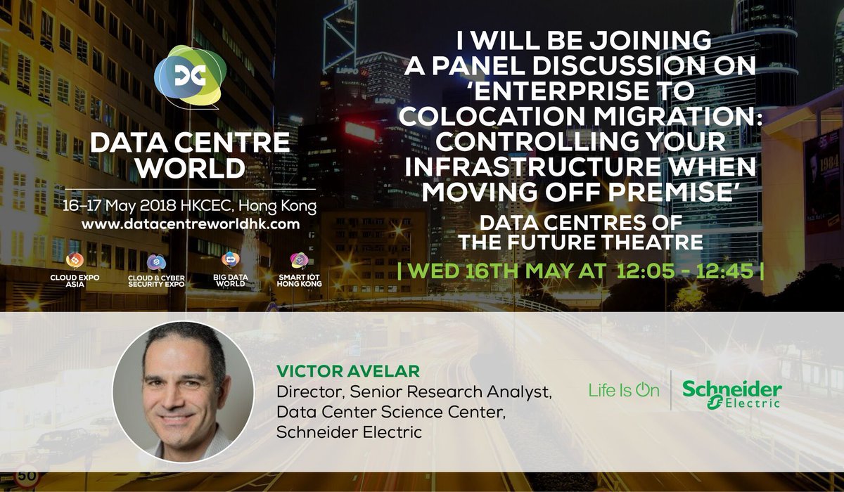 dcwasia's tweet image. How can an enterprise maintain the integrity, consistency &amp;amp; repeatability of infrastructure performance in a #colocation facility to support its #customservers &amp;amp; #software remotely?  Victor Avelar from @SchneiderElec will be joining the discussion to share his insights! @vavelar