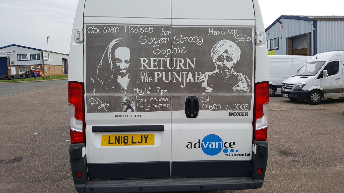 Ruddy_Muddy's tweet photo. Morning @IanClarke41 Thought you may like my new pic to help @charlieboychef promote his curry supper in aid of @SuperStrongSoph with the help of @misterhsk &amp; @WoodfordesBeer at @WoodfordesTap on the 14th of May. https://t.co/qzzYhs2ARi