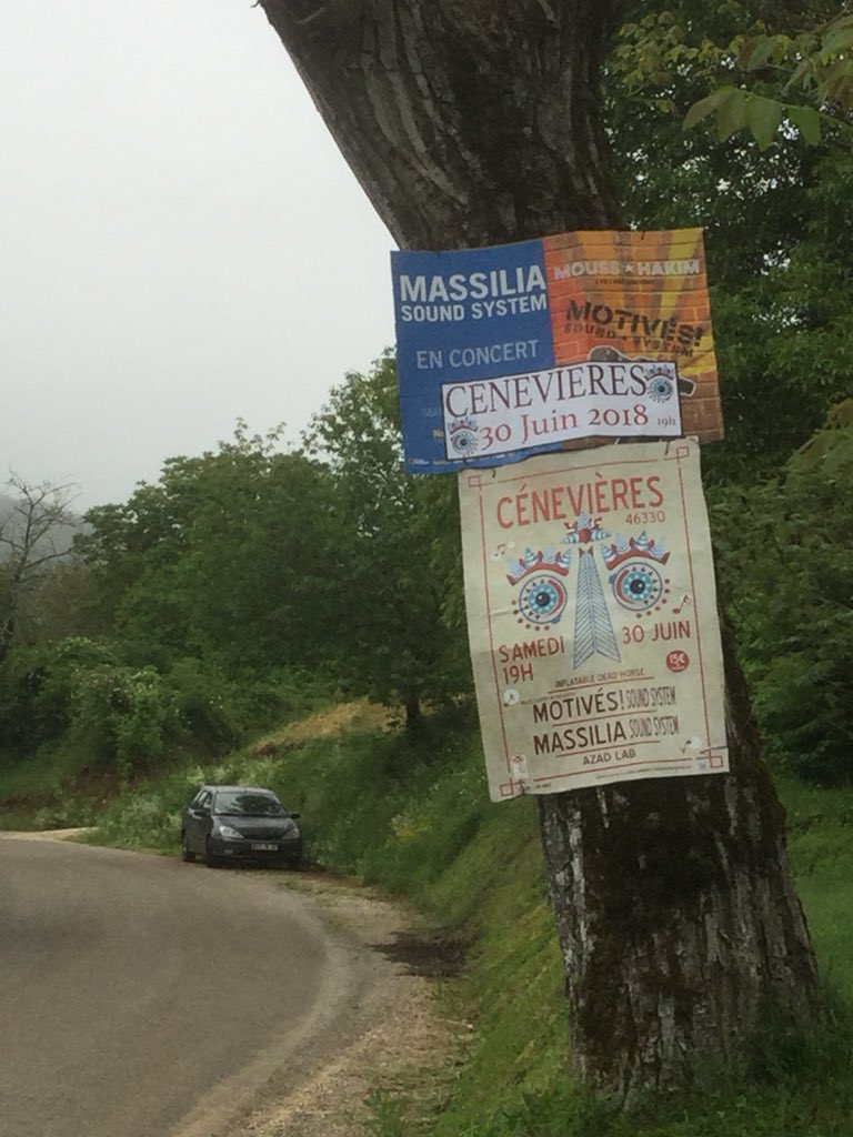 Fête à Cenevières dans le Lot le 30juin 2018, avec les groupes Massilia et Motivés, tickets disponibles en pré vente à 15€ sur le site billetweb.fr/concert-massil…

 #massilia #motivés #concert #fetevillage #lot #concert-massilia