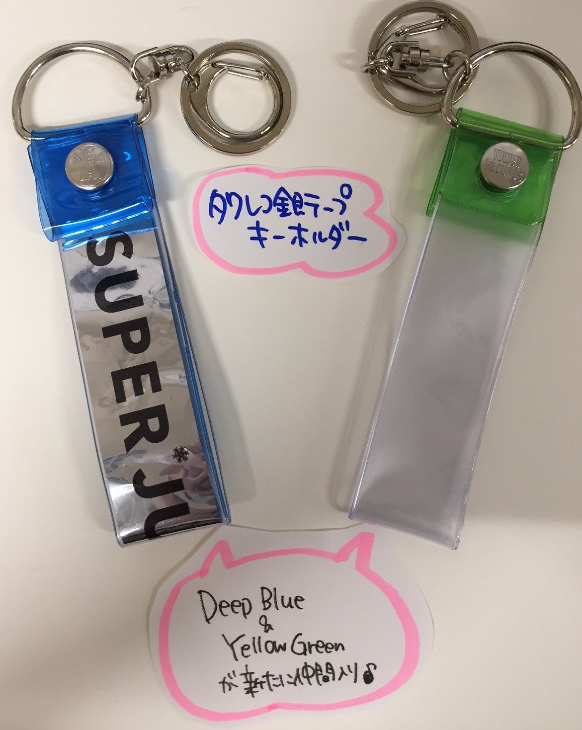 タワーレコード神戸店 タワレコ銀テープキーホルダー 大人気の銀テホルダーに Deep Blue Yellow Green の2種が新色として仲間入り サイズm30cm L45cm Xl100cmで長い銀テもカスタマイズできるパーツ販売もありますよ タワレコ推し活グッズ