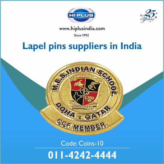 Shop for #customisedlapelpins and #coins at bit.ly/CustomLapelPins
Code: Coins-10
For any info. Feel Free to Call at: 011-4242-4444
#customlapelpins  #LapelpinsinDelhi  #lapelpins  #menslapelpin  #flaglapelpins #lapelpinssuppliers  #customlapelpin  #trophysuppliers #lapelpins