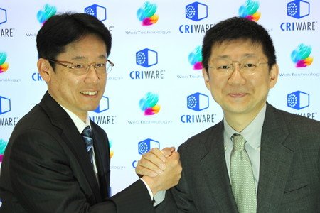 【15時発表ニュースリリース】
株式会社ＣＲＩ・ミドルウェアによる株式会社ウェブテクノロジおよび株式会社ウェブテクノロジ・コムの株式取得（完全子会社化）に関するお知らせ
ゲーム発の先端技術を統合しシナジーを最大化、事業成長の加速を目指す
cri-mw.co.jp/newsrelease/20…