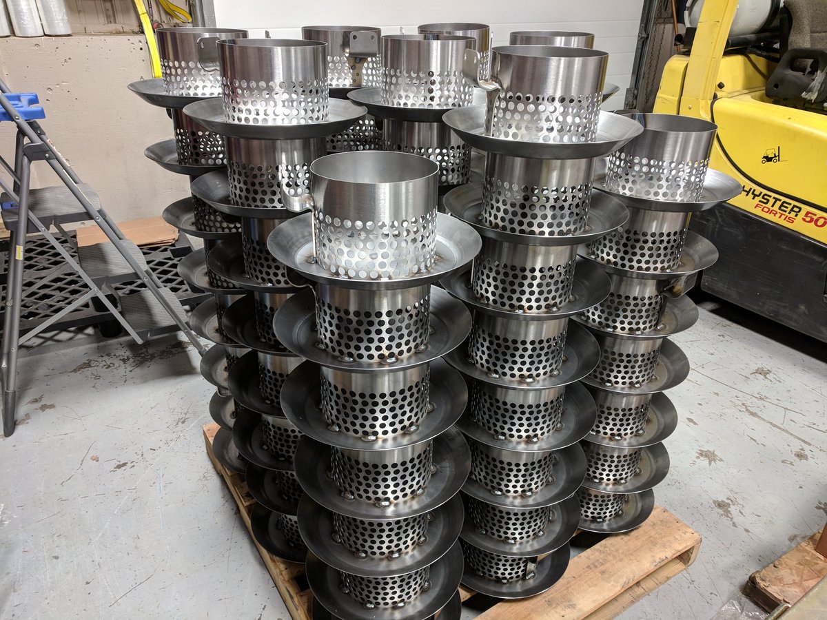 airguardinc's tweet image. New batch of snorkels ready for powdercoating. #plugfree #plant18 #farm365