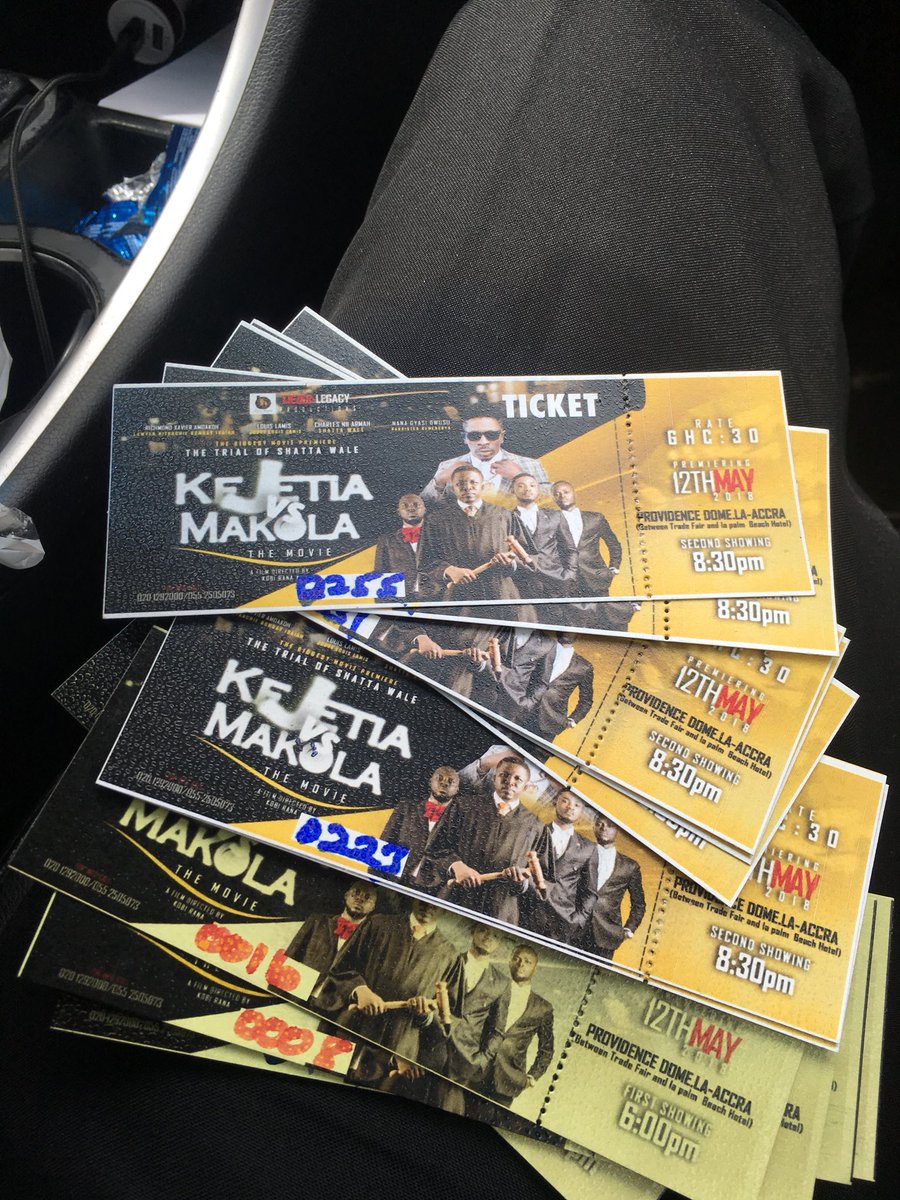 Gem_Djanie's tweet photo. 2 more days to the movie. They’re going for 30 cedis. Hit me up for yours! #TheTrialOfShattaWale https://t.co/HYuxoRczKT