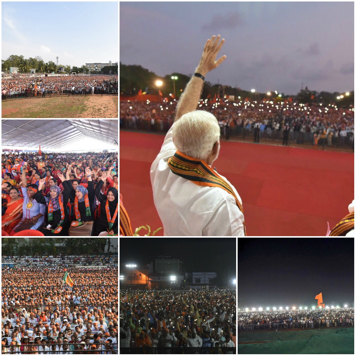 ModiforPMOrg's tweet image. कर्नाटक के बिदर में प्रधानमंत्री @narendramodi जी रैली में उमड़ा जन सैलाब दर्शाता है कि कर्नाटक की जनता पूरी तरह से मोदी जी और @BJP4Karnataka के साथ है !!  

#KarnatakaElections2018
#KarnatakaTrustsModi
#BJP4InclusiveVikasa
#CongressGayi 
#CongressMuktBharat 
#ModiFor2019