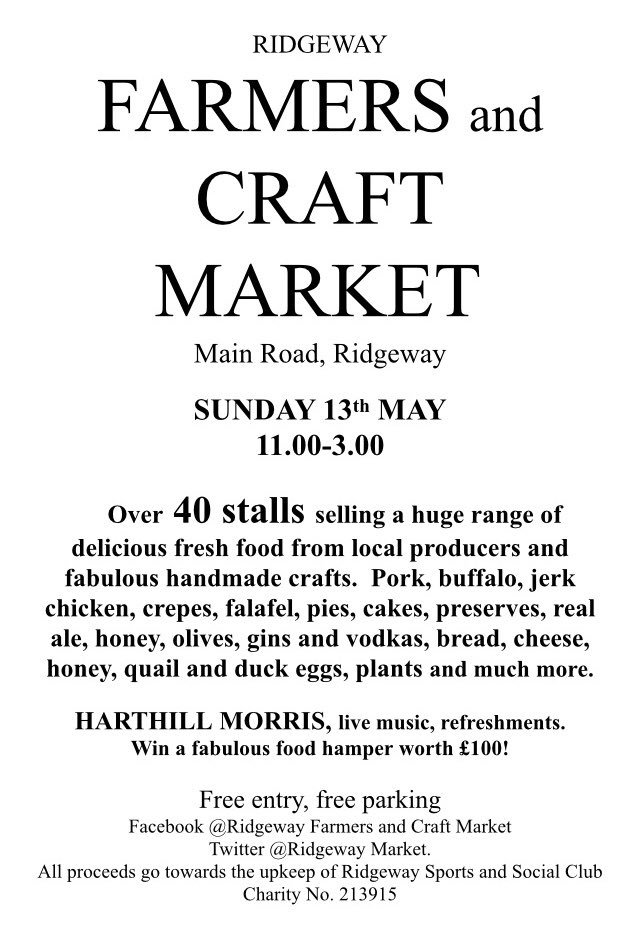 This Sunday we’ll be at <a href="/RidgewayMarket/">Ridgeway Market</a> and looking forward to seeing everyone #ridgeway #farmersmarkets #Sheffield
