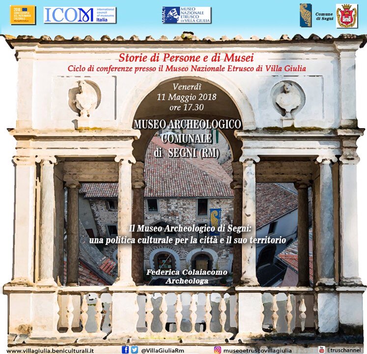 SegniProject's tweet image. Tomorrow @VillaGiuliaRm presentation of @MuseoSegni with results of our ongoing research