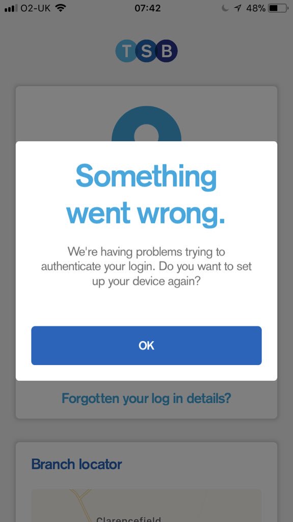 moombanic's tweet photo. @TSB - is it not about time the app was sorted out..? No I do not want to set up my account from scratch every time I want to login!! #tsbapp https://t.co/uqu5lAVN5o