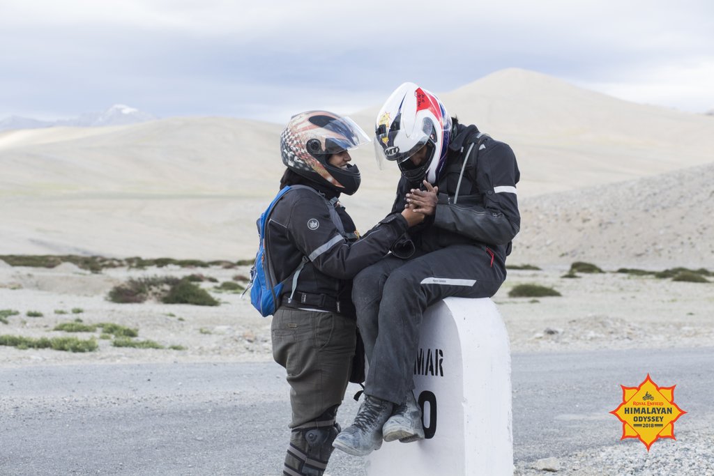 UrvashiPatole's tweet photo. Women on @royalenfield !!! Unlimited experiences. One epic ride. Gear up ladies for an 18-day adventure like no other in the Himalayas with the 3rd edition of the Himalayan Odyssey Women. To register, visit https://t.co/csafhF2VnA
#HO2018 #HOW2018 #RidePure #PureMotorcycling https://t.co/Ae1joViPgz