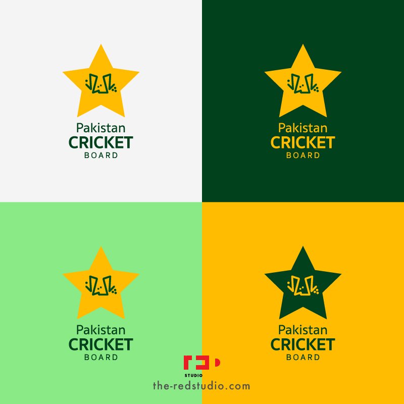 goredstudio's tweet photo. #pcb #pakistancricketboard #logo #redesign #branding #brand #pcbbrand #logopitch #cricket #cricketlogo #sportslogo #sports @najamsethi @TheRealPCB https://t.co/me7CgS4toN