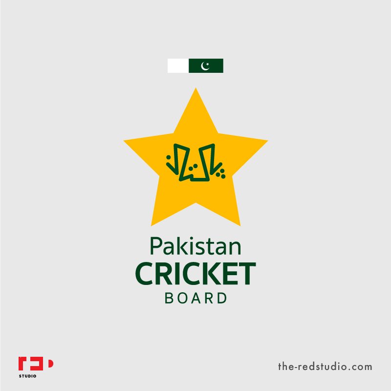 goredstudio's tweet photo. #pcb #pakistancricketboard #logo #redesign #branding #brand #pcbbrand #logopitch #cricket #cricketlogo #sportslogo #sports @najamsethi @TheRealPCB https://t.co/me7CgS4toN