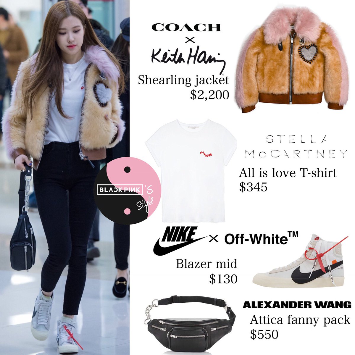 blackpink rose nike