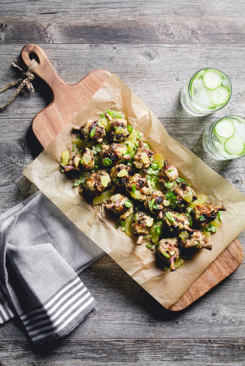 ezwings's tweet photo. Are you grilling chicken wings this weekend? Try Grilled Drum Lollies with Meyer Lemon Salsa using this @bonappetit recipe! https://t.co/jUv6u1rjyc https://t.co/A3Rvt9rnSO
