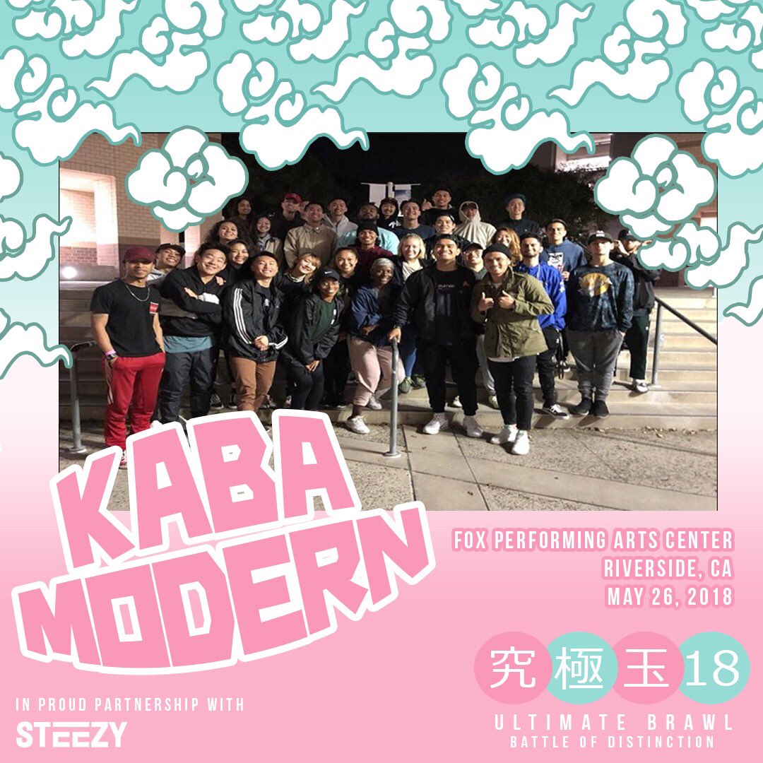 ultimatebrawl's tweet photo. ULTIMATE BRAWL 18 l Competition l Kaba Modern #ub18 #roadtoub #kabamodern 
We’re excited for all of the love and good vibes Kaba Modern will be bringing to the UB stage! 🤘🏼💕 don’t forget to buy your tickets at https://t.co/QzNeYzkPEx @KabaModern https://t.co/1rAjwUixeK