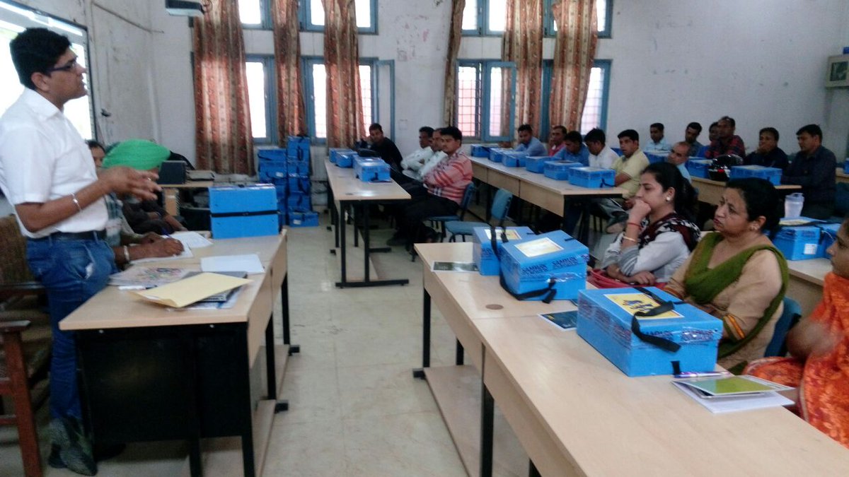 vmalur's tweet photo. We have just completed training of 57k teacher in Chhattisgarh on early math and English. Now we are in Haryana and training around 15k teachers. Winds of change with Sampark Smart Shala. https://t.co/ARxbBNkFzo