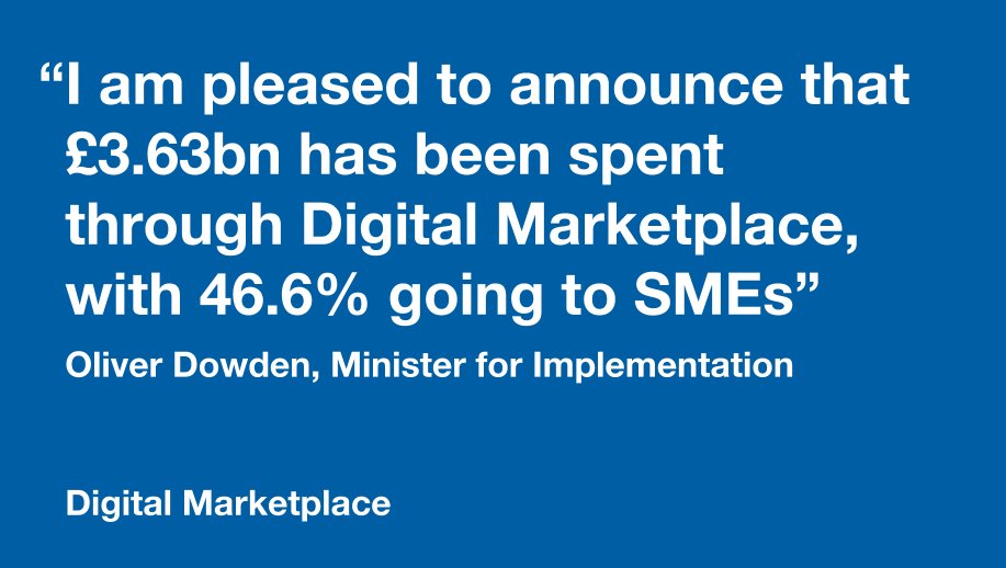 We’ve updated the quarterly spend data for Digital Marketplace to the end of March 2018. You can view all the information at: gov.uk/government/col… #Sprint18
