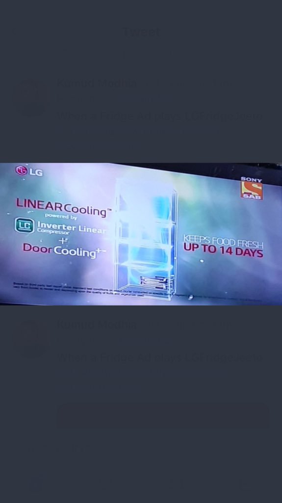 MullaFardeen's tweet photo. @LGIndia Here is my 2 photo
#LGFridgeJeeto
#InverterLinearCompressor
#LG https://t.co/yIrCJR0UnB