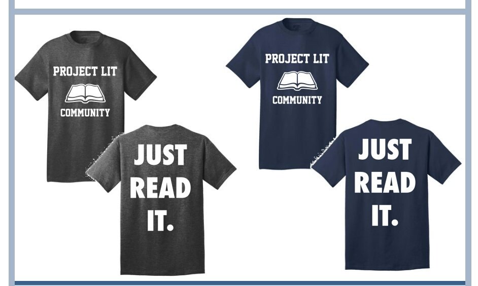 ProjectLITebsms's tweet photo. Wow! 25 people ordering @ProjectLITebsms t-shirts! I cannot believe it! #ebsmsreads #JustReadIt #ProjectLITBookClub https://t.co/N1HWZTz5cO