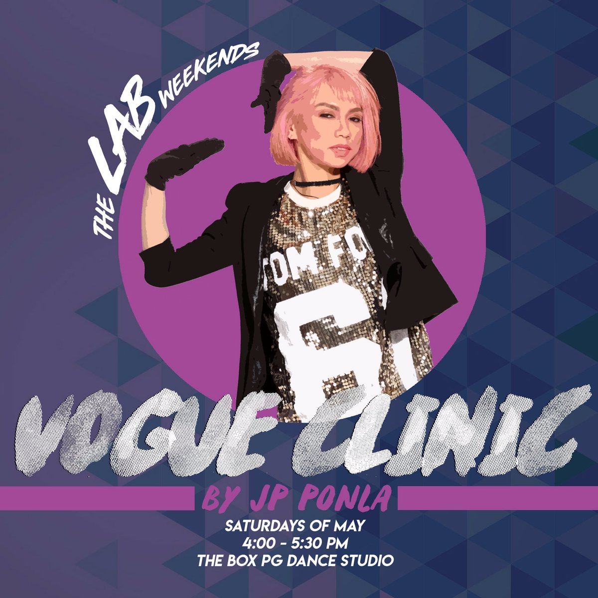jponla's tweet photo. See you this Saturday my fierce little supermodels 🦄 

#VogueClinic #TheLabWeekends https://t.co/mL12JaCERm