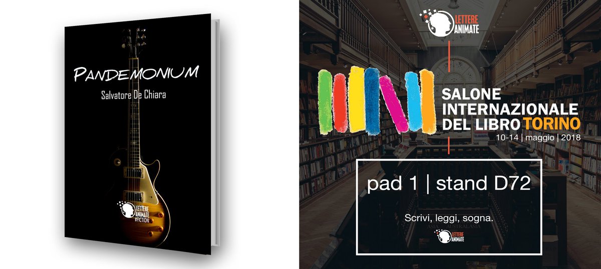 TotiDeck's tweet photo. Da oggi fino al 14 maggio #Pandemonium sarà al Salone Internazionale del Libro di Torino presso lo stand di #LettereAnimate.
Ora sapete cosa fare nel weekend!
#LeggereÈUnDovere #PandemoniumTour
#SalTo2018 https://t.co/VWwG6ZaECr