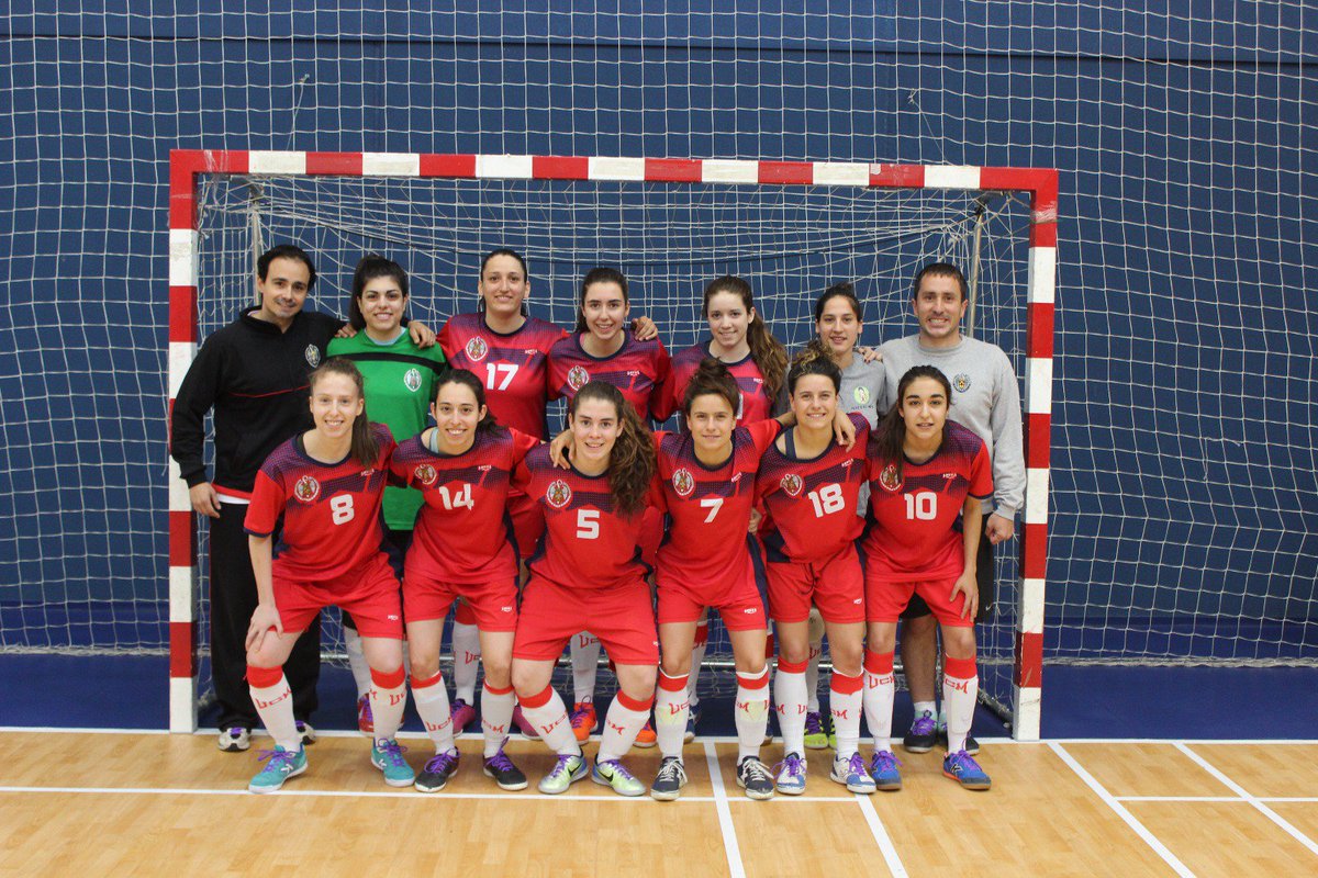 DeportesUCM's tweet photo. Hoy nuestras chicas del equipo de Futbol sala de la @unicomplutense disputan la final del Campeonato de España Universitario en Jaen. Habeis hecho un gran trabajo, Muchas Felicidades y mucha Suerte https://t.co/NitQzB3DLr