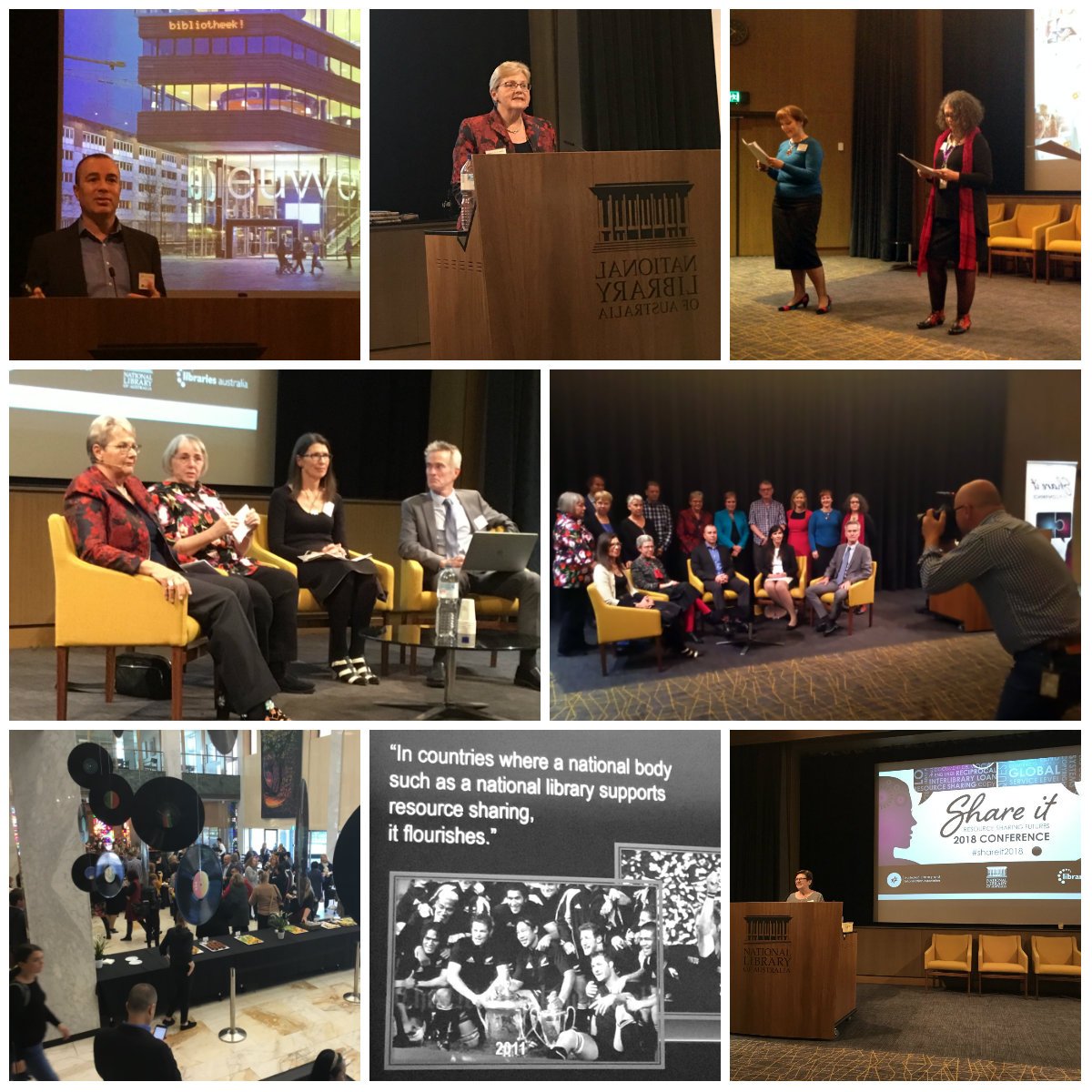 It's a wrap! Thanks to all the presenters and delegates to Day 1 of #shareit2018 for sharing your thoughts, ideas, humour and passion (and for refraining from throwing shoes!) 
<a href="/ALIANational/">ALIA</a>