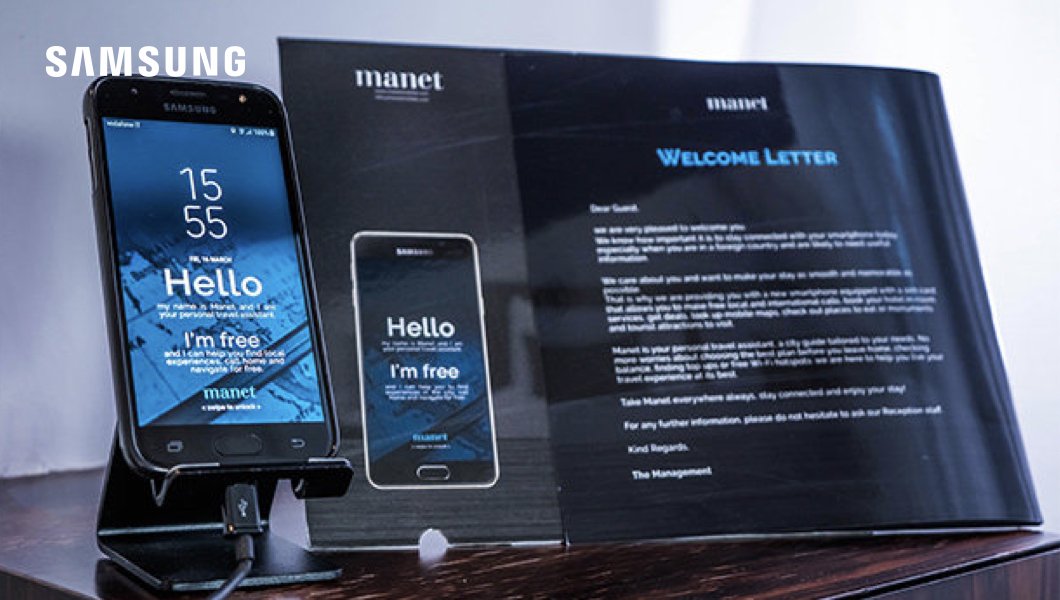 Samsung e <a href="/Official_Manet/">Manet Mobile Solutions</a> insieme per #ManetMobile, la soluzione che porta valore aggiunto nel settore hospitality. Smartphone dotati di tecnologia #Knox al servizio dei clienti. samsung.com/it/business/in…