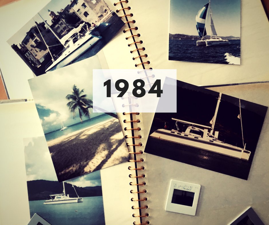 CatanaCatamaran's tweet image. #TBT Il y a 30 ans Les CATANA 39, 42 &amp;amp; 46 dans les eaux de la Méditerranée.#letempspasse