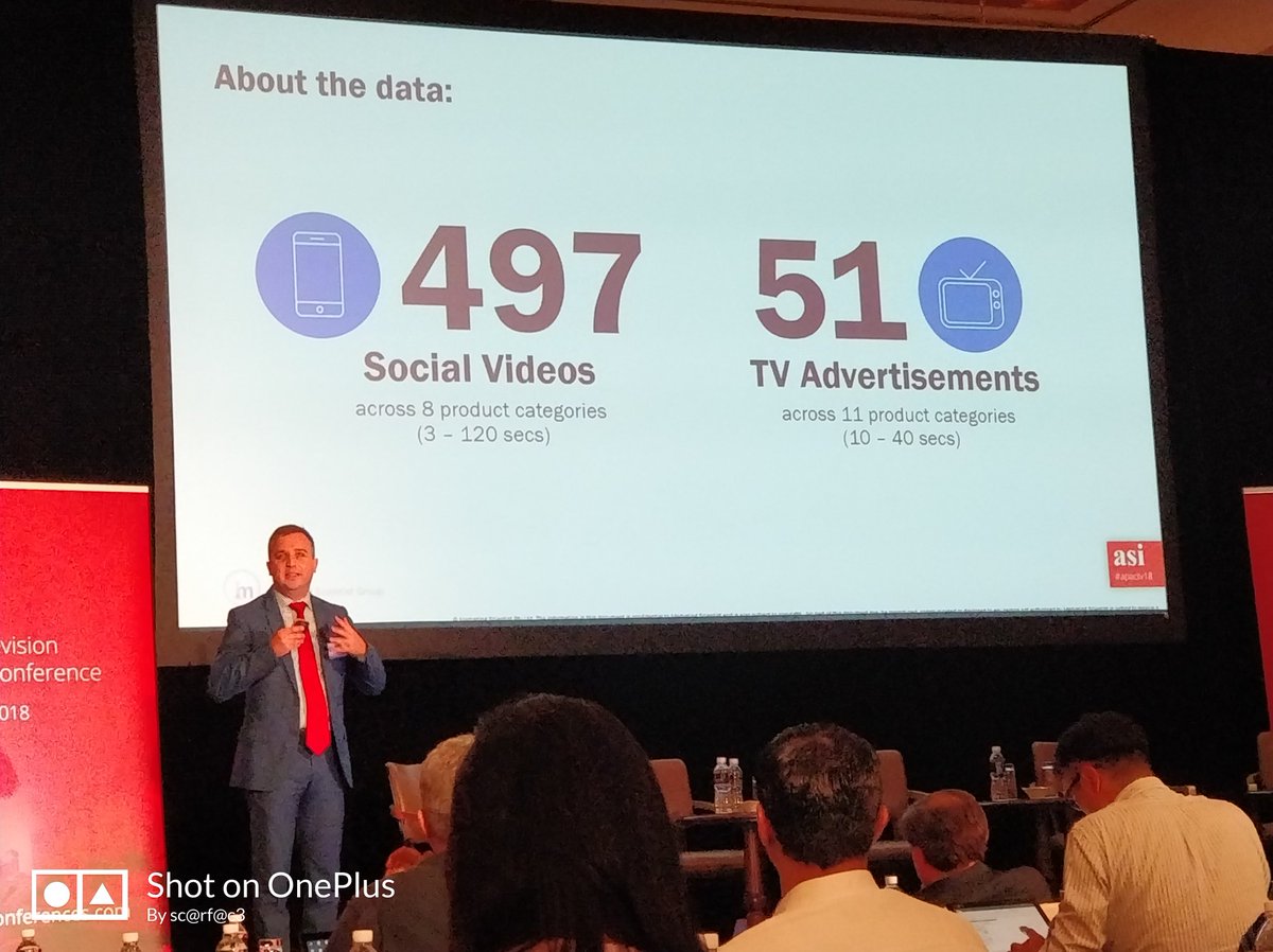 ScarfaceVarun's tweet image. Peter Hammer from the Marketing Scientist Group tries to answer the question - &apos;Can AI technology unlock the secrets to good social video creative? &apos;

#apactv18 #asiconferences #asi #video #media #creative #AI #ArtificalIntelligence #Technology 
@asi_radiotv