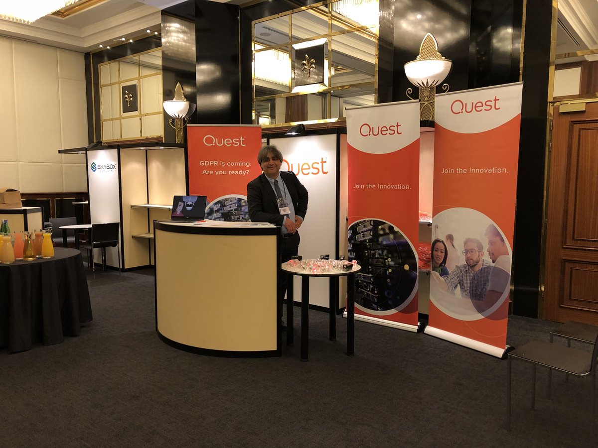 Hank is worried, @Quest is ready. @Quest_EMEA  #IDCSecurity18 #WeAreQuest