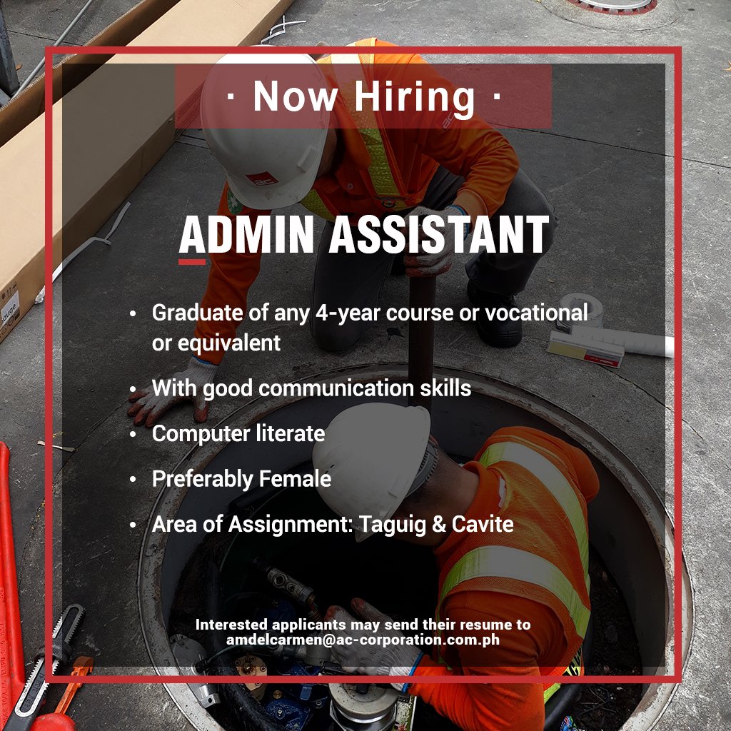 accorporation's tweet photo. AC Corporation is NOW HIRING! APPLY NOW! ⛽️

#ACatyourService #ChooseAC #JobHiring https://t.co/BGnpOXQY7e