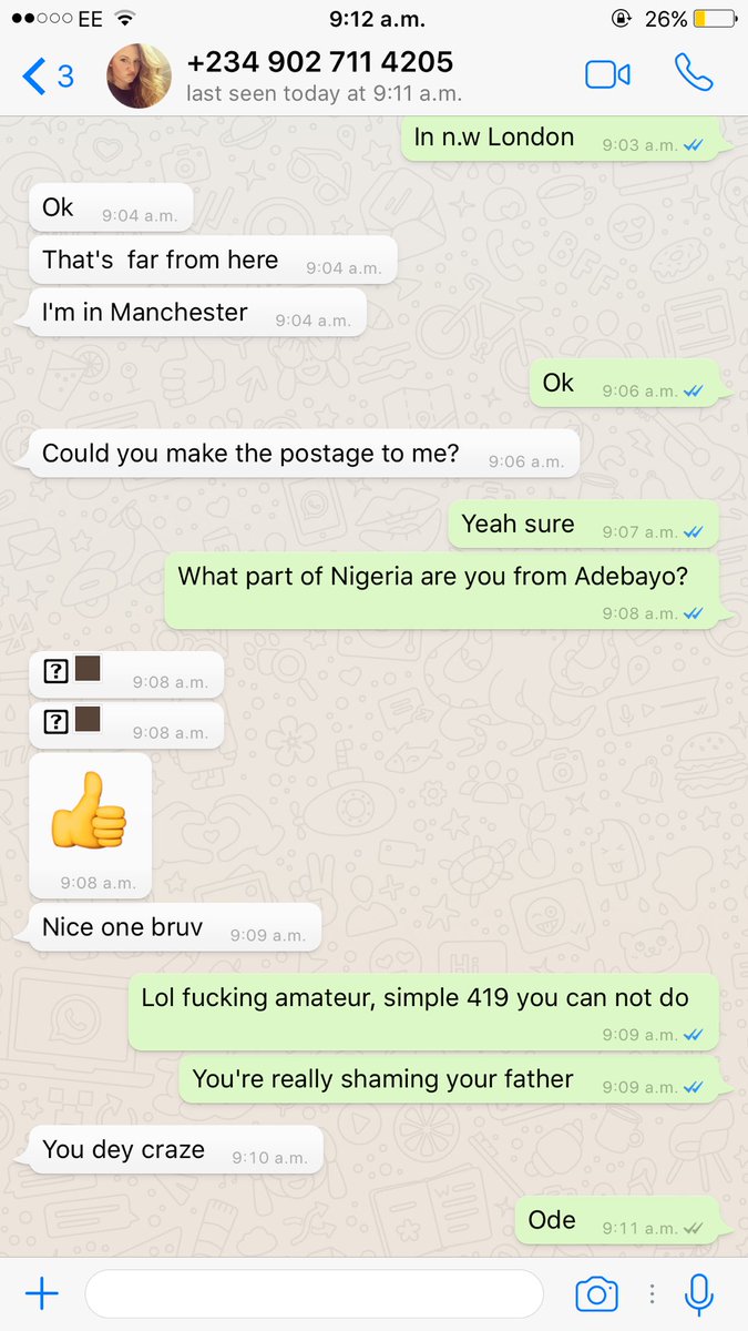 Lollllllll come and see amateur 419. How you gonna finesse the finnesser?