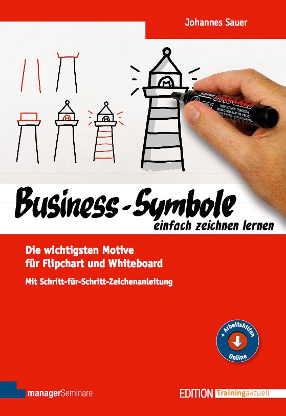 trainerlink's tweet image. Ihr seid keine begnadeten Zeichner? Dann hilft euch sicher diese Neuerscheinung von managerSeminare: Business-Symbole einfach zeichnen lernen. Das Buch bietet Schritt-für-Schritt-Zeichenanleitungen der wichtigsten Motive für Flipchart und Whiteboard. buff.ly/2q5sa0q