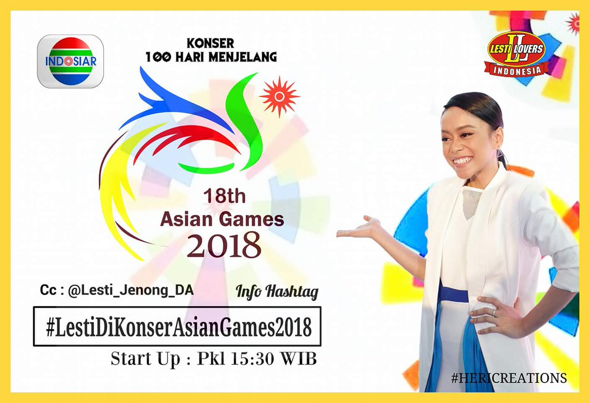 Kita semangatkan hari ini <a href="/Lesti_Jenong_DA/">Lestykejora</a>
#LestiDiKonserAsianGames2018