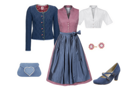 Trachtenbibel's tweet photo. Ein trendiges hochgeschlossenes Dirndl in Beerentönen mit blauer Schürze ist Basis für den perfekten Dirndl-Style. #dirndlstyle #dirndltipp https://t.co/MHgh6OMz63 https://t.co/eMZhYCMkle